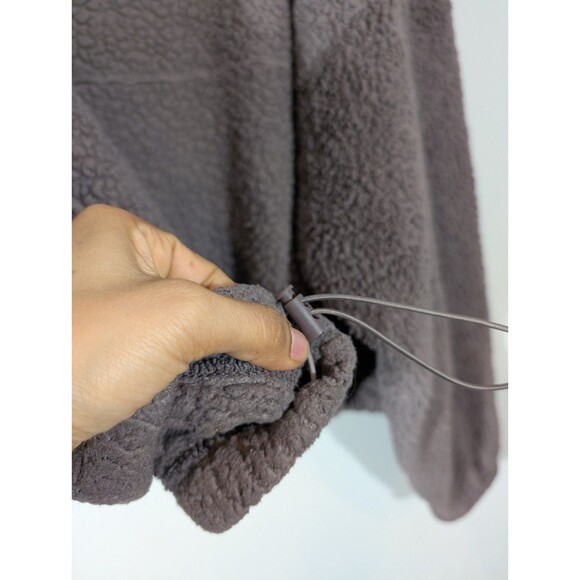 Old Navy Womens Violet Sherpa Mythical Cropped Sweatshirt Sz XXL Training Casual - Picture 9 of 9